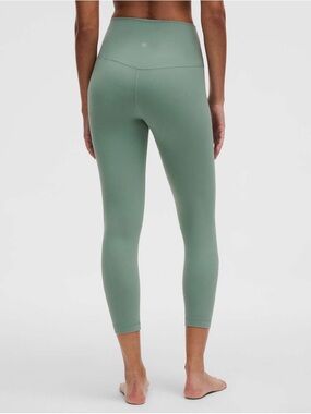 Lululemon Align High-Rise Pant 25" Crater Blue Soft Stretchy Yoga Size 6